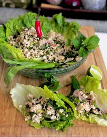 THAI MINCED CHICKEN SALAD | NEWTRITION HEALTHY RECIPES